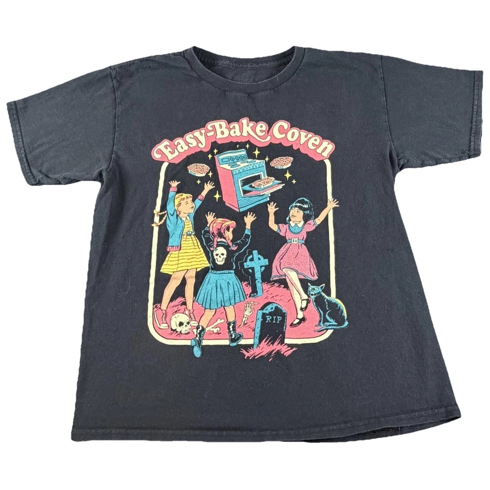 Creepy Co Easy-Bake Coven Shirt Mens Medium Black Witch Horror Tee Halloween